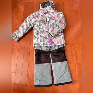 XMTN 2 pieces girls snow suit size 10